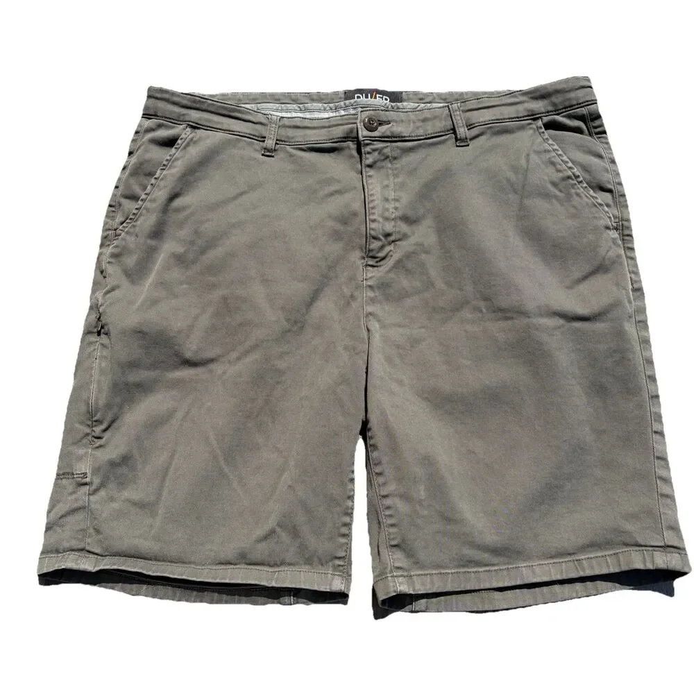 DUER Men's 38 Ultra Lightweight Super Stretch Cargo Shorts Naturally Cooling